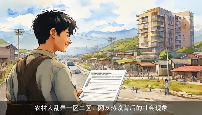 农村人乱弄一区二区:网友热议背后的社会现象 农村人乱弄一区二区:网友热议背后的社会现象