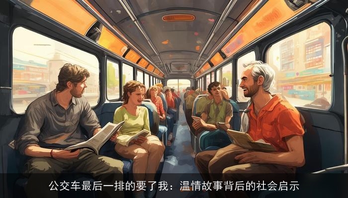 公交车最后一排的要了我:温情故事背后的社会启示 公交车最后一排的要了我:温情故事背后的社会启示