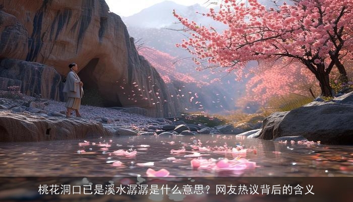 桃花洞口已是溪水潺潺是什么意思?网友热议背后的含义 桃花洞口已是溪水潺潺是什么意思?网友热议背后的含义