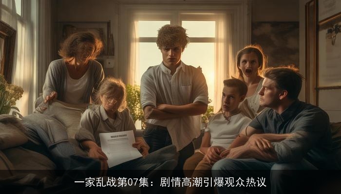 一家乱战第07集:剧情高潮引爆观众热议 一家乱战第07集:剧情高潮引爆观众热议