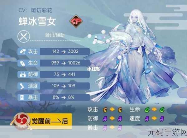 阴阳师雪女培养周期大揭秘，能陪伴玩家走多远？