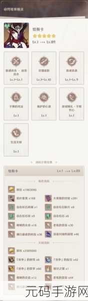 原神林尼突破材料全攻略,助你技能进阶