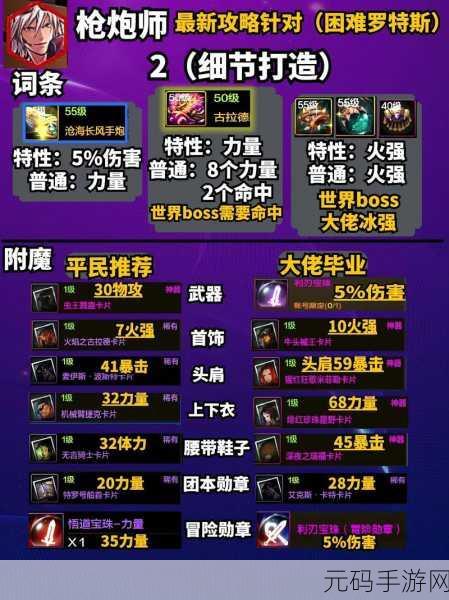 DNF手游资讯,男枪炮与女枪炮全面对比