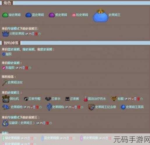 泰拉瑞亚,揭秘那些令人梦寐以求的罕见掉落物品