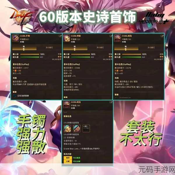 DNF手游资讯,神话装备获取途径及难度分析