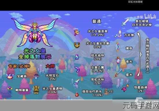 泰拉瑞亚手游重大更新，月球领主掉落物品揭秘