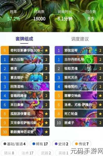 炉石传说术士普通卡组全面解析