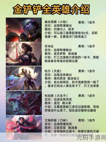 金铲铲之战金色神将阵容搭配全攻略