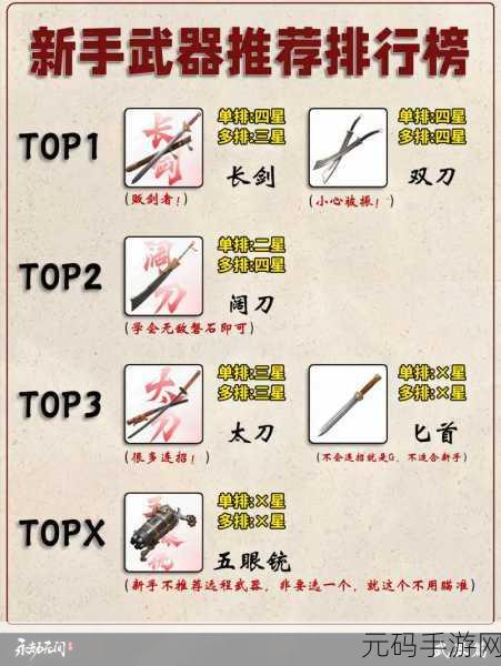 永劫无间手游，武器连招秘籍大公开，助你战场称雄