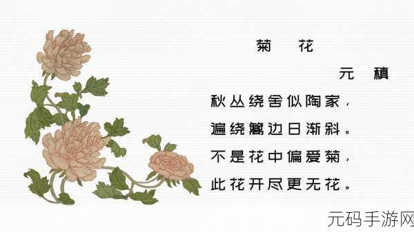 菊花放一支笔:1. 菊花与笔的交织:书写秋日诗篇