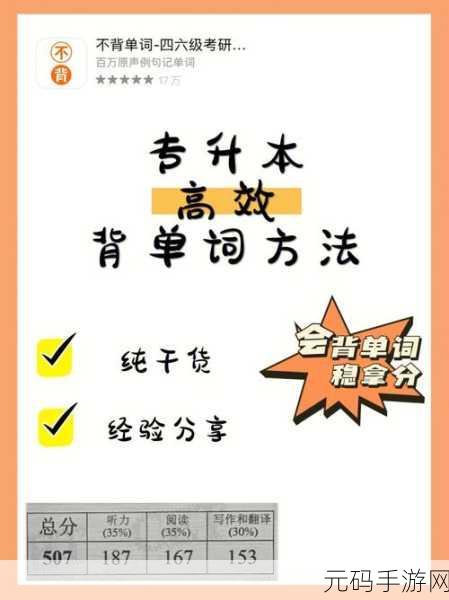 坐在学霸的棍子上背单词作者：1. 学霸的秘笈：如何高效背单词