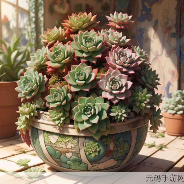 皇家共享小公主多肉：1. 皇家共享小公主：多肉植物的魔法世界