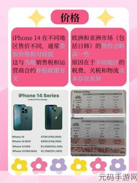 揭秘IPHONE14欧美日韩版本：揭秘iPhone 14全球版本差异与特色全面分析