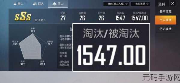 和平精英,淘汰分飙升秘籍大揭秘