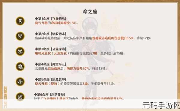 原神云堇培养必备，突破材料全解析