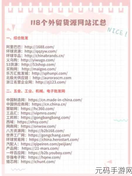 成品网站货源入口：1. 开启成品网站货源新渠道，助您快速拓展业务