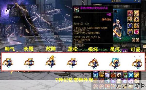 DNF 萤勾宠物外观深度解析,入手价值大揭秘