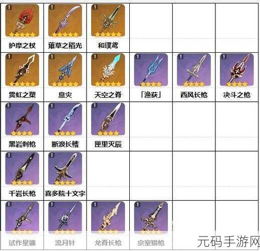 原神钟离五星武器最佳选择深度解析