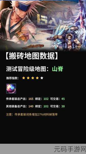 DNF手游搬砖地图收益分析,揭秘最高收益地图