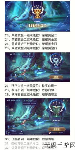 王者荣耀 S26 段位继承大揭秘，全新细节抢先看