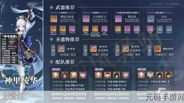 原神神里绫华圣遗物刷取攻略,打造顶级冰系输出的必备指南