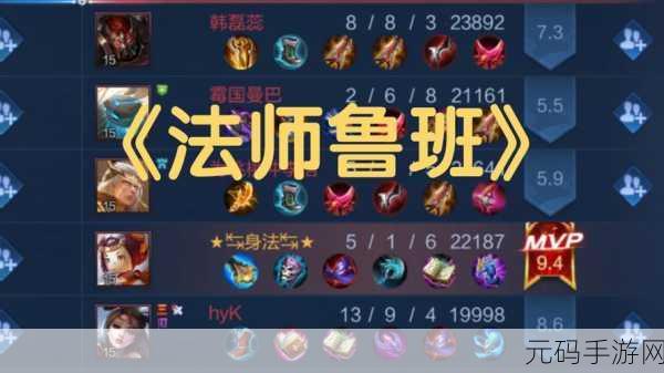 王者荣耀鲁班大师最强出装攻略，打造无敌辅助新风尚