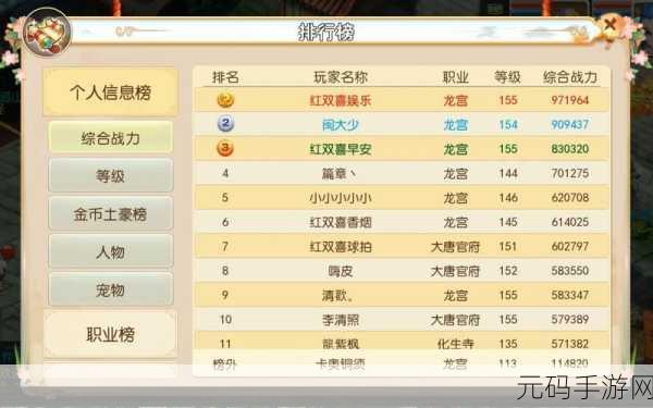 梦幻西游手游，探寻人气爆棚的热门大区，揭秘玩家心中的乐园