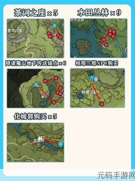 原神，树王圣体菇采集绝佳路线大揭秘