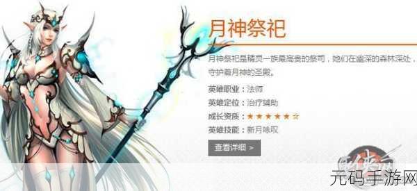 探秘月神祭司,独家攻略与关键技巧