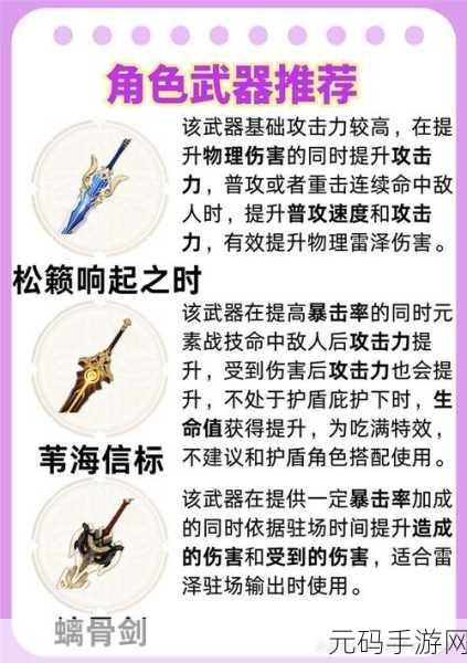 原神手游雷泽主C养成全攻略