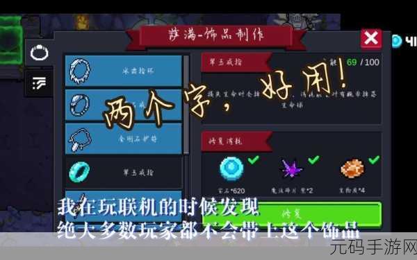 元气骑士饰品系统深度解析,解锁全新玩法,打造个性角色