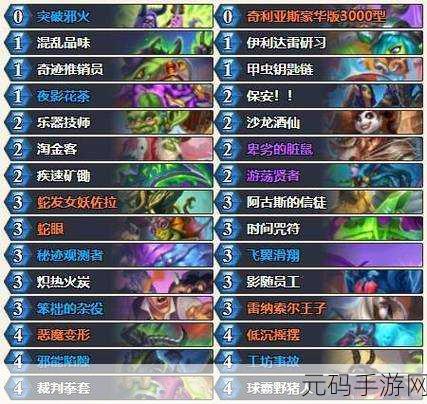 炉石传说暗月马戏团宇宙牧卡组搭配全攻略