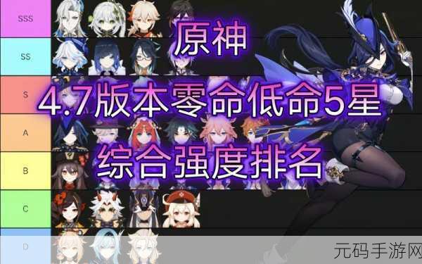 原神草系角色强度大揭秘,最新权威排行出炉