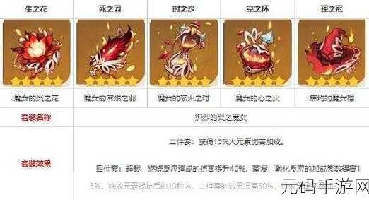 原神胡桃圣遗物精选指南,打造最强火系输出