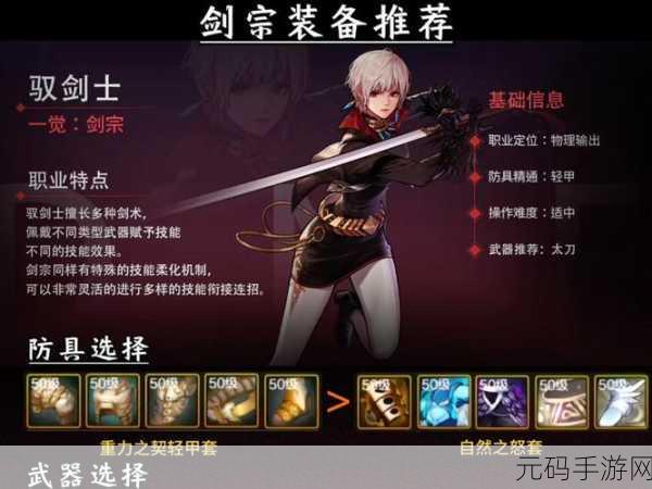 DNF 手游剑宗 55 级防具毕业套的最佳抉择指南
