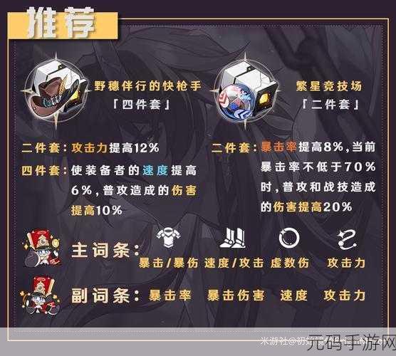 崩坏星穹铁道,主角物理开拓者遗器精准选择全攻略