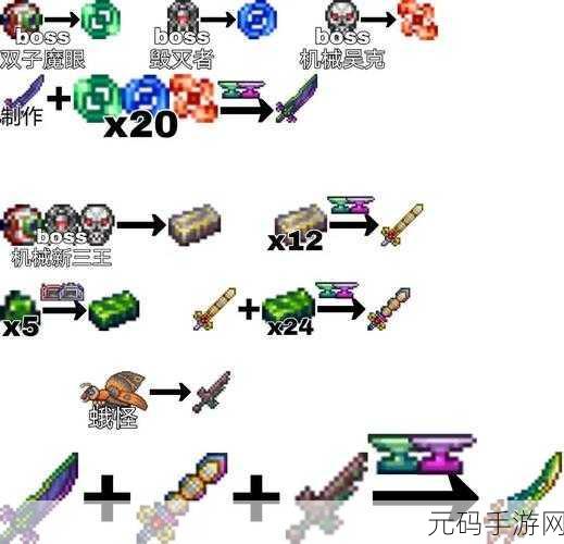 泰拉瑞亚,物品合成与神秘阴间攻略大揭秘