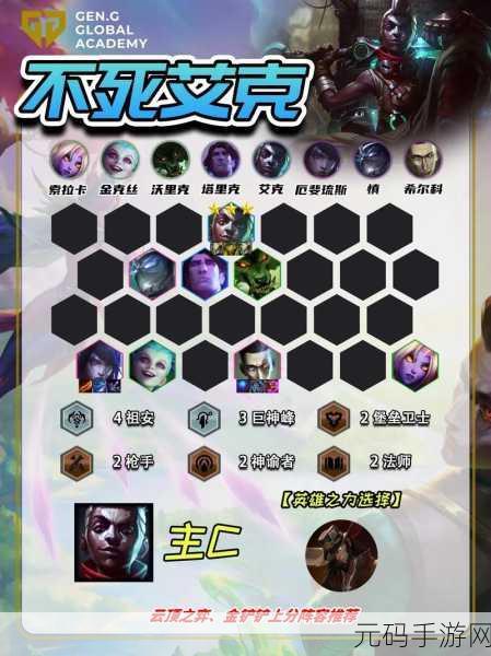 金铲铲之战 S9 无敌潜行艾克阵容搭配秘籍大公开