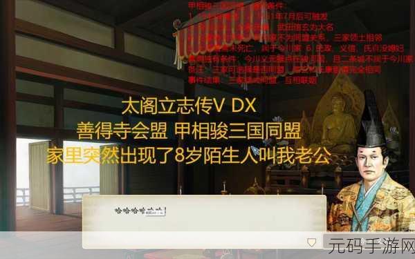 手游资讯,全面攻略太阁立志传武田信玄巧妙玩法深度解析