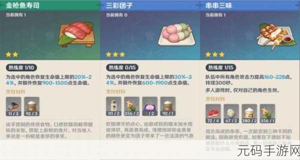 原神金枪鱼寿司食谱获取秘籍大公开