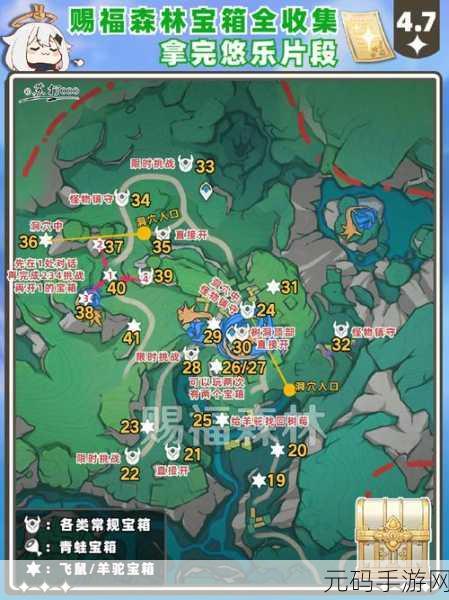 原神静态风景任务攻略,藏宝图位置大揭秘