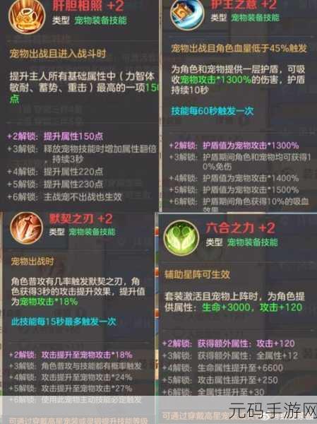 云上城之歌,深度解析元素洗灵系统