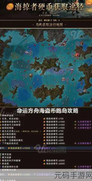 命运方舟跑岛秘籍,最佳顺序路线全解析