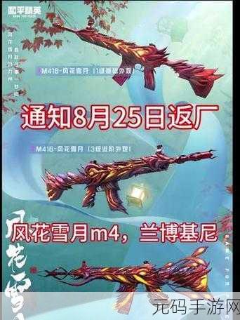 和平精英M416风花雪月皮肤满级价格全解析