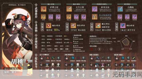 原神胡桃核爆队的超强搭配秘籍