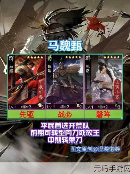 手游资讯，率土之滨吕布开荒阵容搭配全攻略