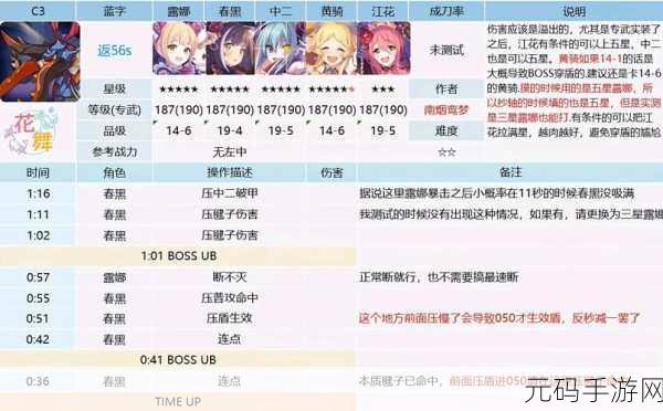 公主连结国服困难第10章三星攻略全解析