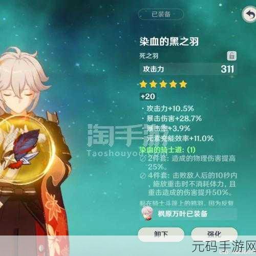原神染血的黑之羽,属性全解析与深度攻略
