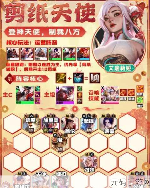 金铲铲之战 S11 剪纸仙灵转九五致胜秘籍,阵容玩法全解析