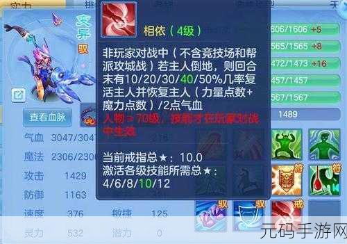 神武2手游宠物攻略,深度解析反制剑气和速法宝宝
